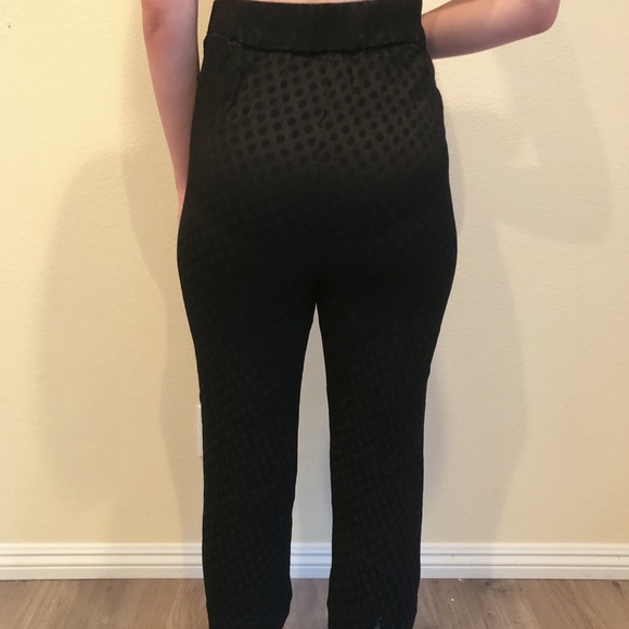 Madewell Black Polka Dot Pants - Picture 3 of 7